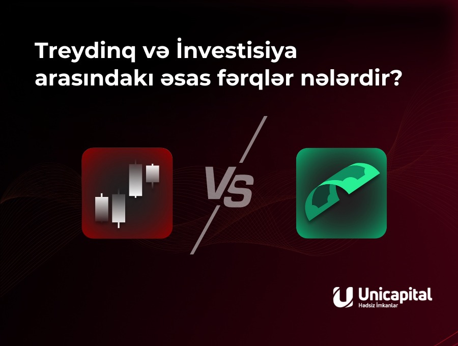 Treydinq və İnvestisiya arasındakı əsas fərqlər nələrdir?